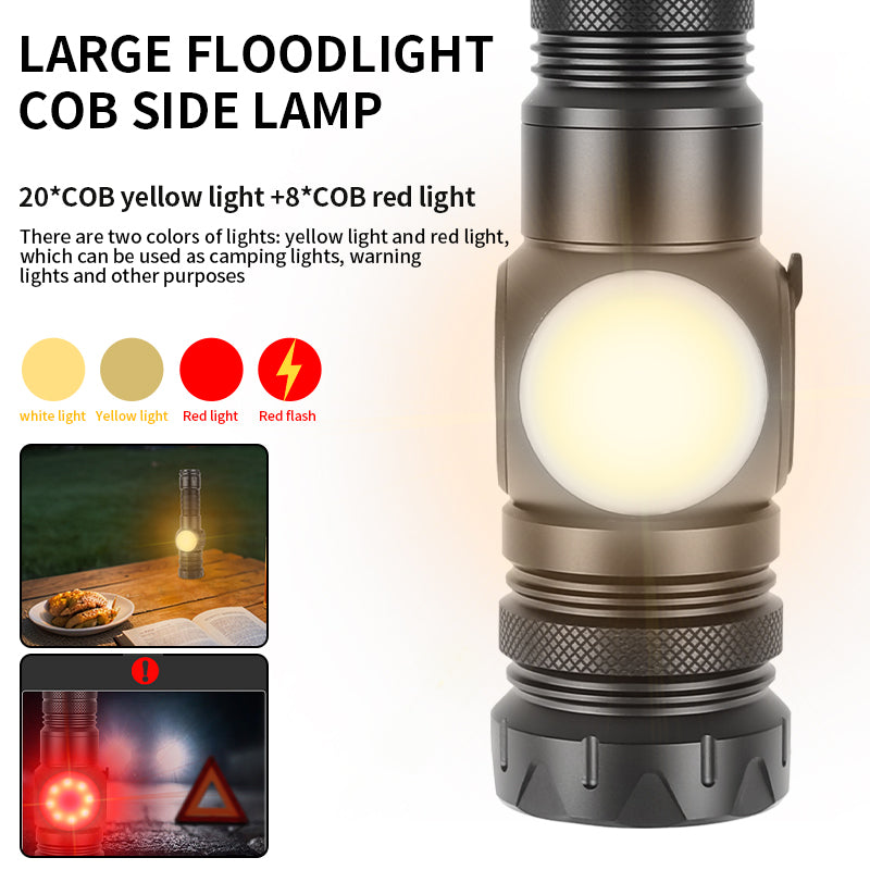 Multi functional strong light flashlight outdoor light work light