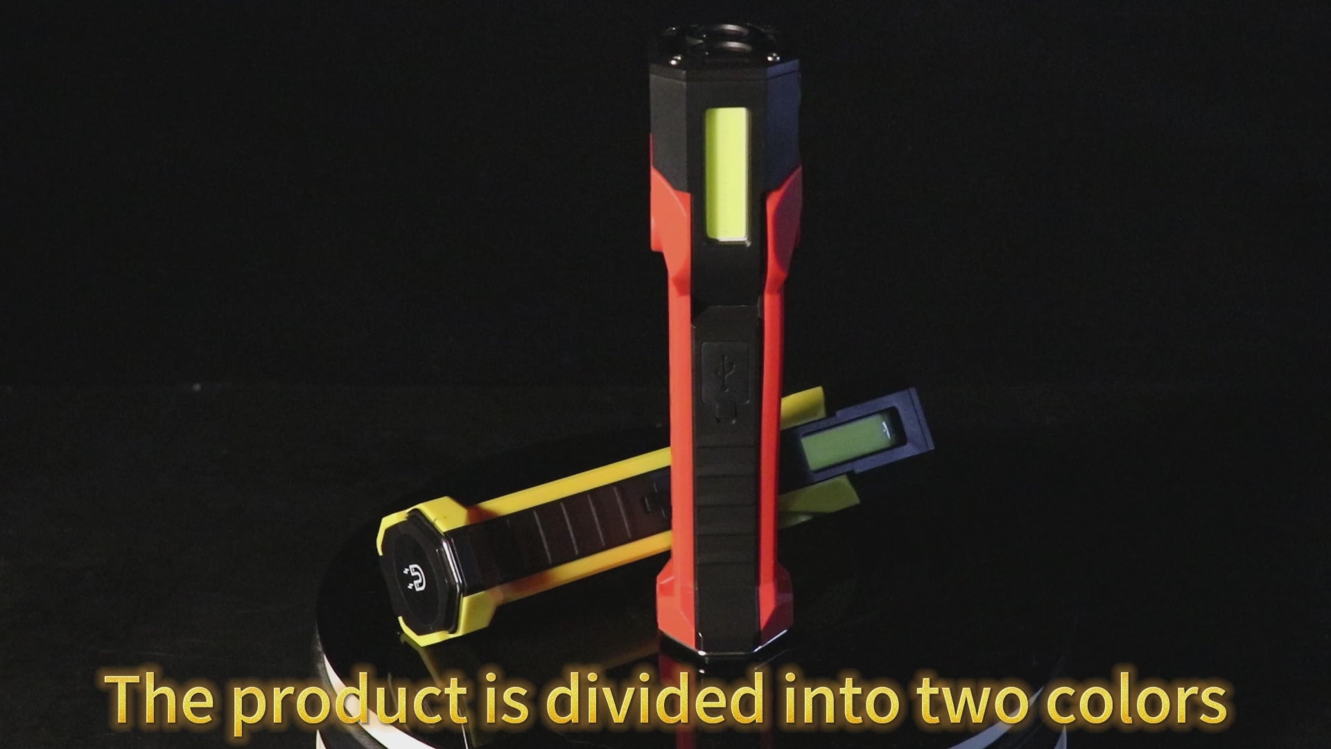 Multi functional strong light flashlight work light
